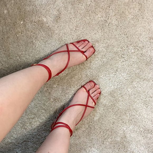 ARKET Strappy Heeled Sandals - Picture 4 of 7